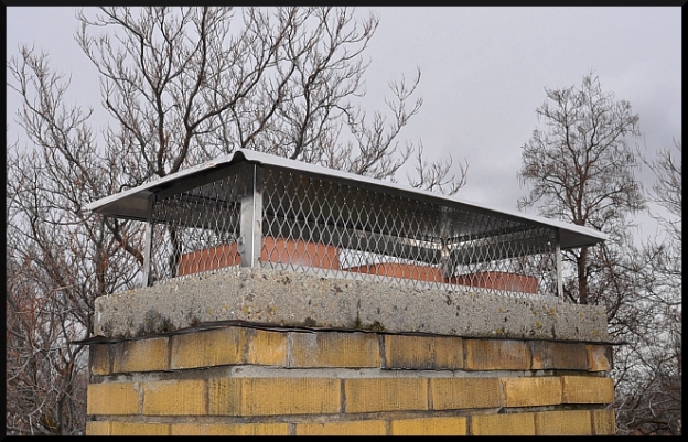 Chimney cap installation in Southern Maine